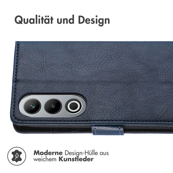 imoshion Luxuriöse Klapphülle OnePlus Nord CE 4 - Dunkelblau