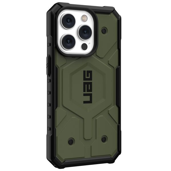 UAG Pathfinder Case MagSafe für das iPhone 14 Pro - Olive