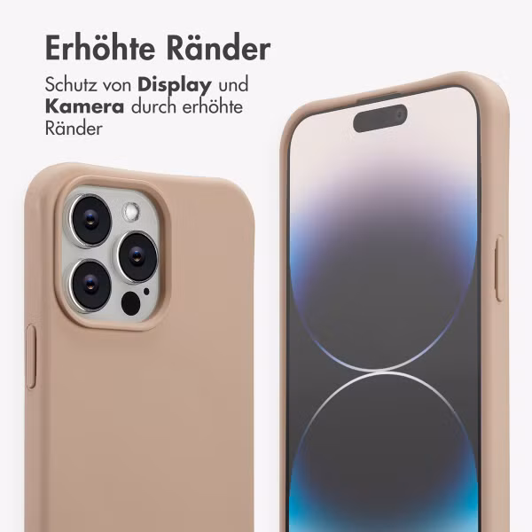 imoshion Color Backcover mit abnehmbarem Handykette und MagSafe Apple iPhone 14 Pro Max - Nude