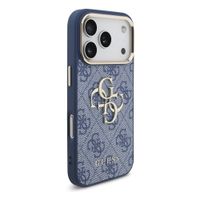 Guess 4G Metal Logo Back Cover Apple iPhone 18 Pro / 17 Pro - Blue