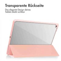 imoshion Trifold Hardcase Klapphülle Apple iPad 9 (2021) 10.2 Zoll / iPad 8 (2020) 10.2 Zoll / iPad 7 (2019) 10.2 Zoll - Rosa
