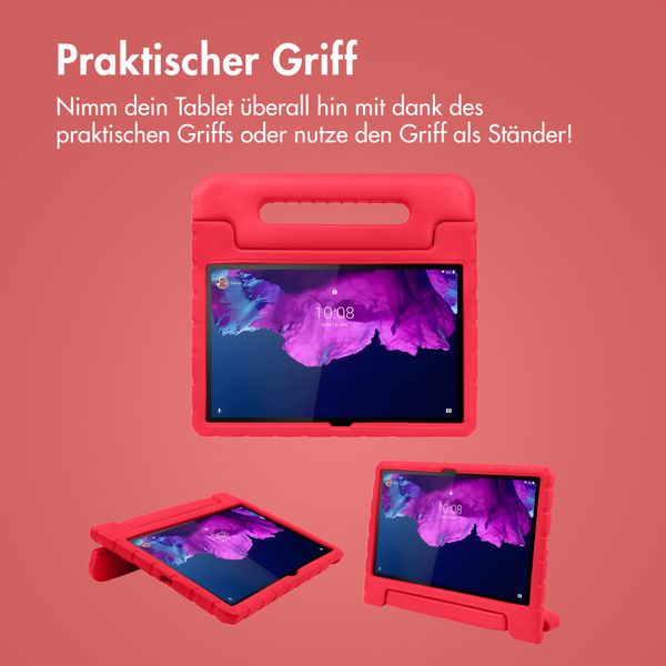 imoshion Schutzhülle mit Handgriff kindersicher Lenovo Tab P11 / P11 Plus - Rot