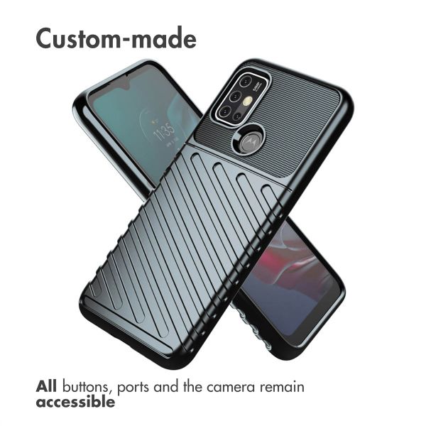 imoshion Thunder Backcover für das Motorola Moto G30 / G20 / G10 (Power) - Grün