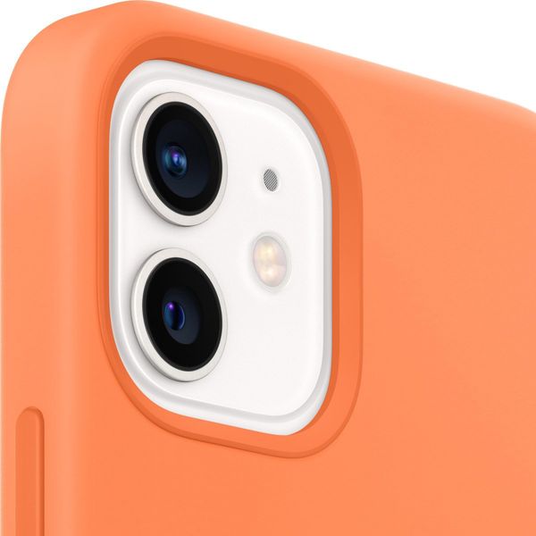 Apple Silikon-Case MagSafe Apple iPhone 12 Mini - Kumquat
