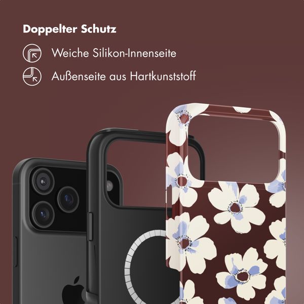 Selencia Vivid Rückabdeckung mit MagSafe Apple iPhone 17 Pro Max - Choco Flower Pop