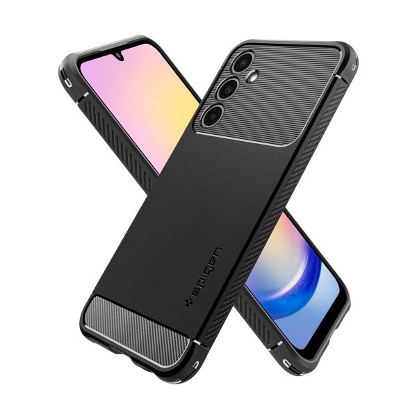 Spigen Rugged Armor™ Case für das Samsung Galaxy A25 (5G) - Matte Black