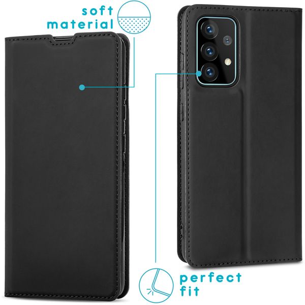 imoshion Slim Folio Klapphülle Samsung Galaxy A52(s) (5G/4G) - Schwarz
