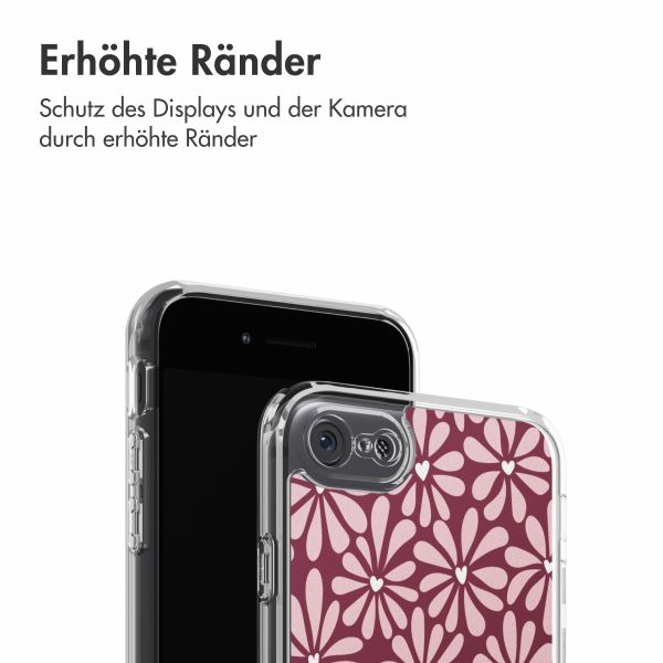 imoshion Design Hülle Apple iPhone SE (2022 / 2020) / 8 / 7 - Bloom Love Blush