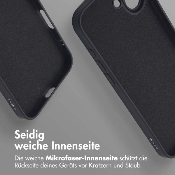 imoshion Color Back Cover mit MagSafe iPhone 16 Plus - Schwarz