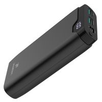imoshion Powerbank 20.000 mAh + Accezz Ultra Slim GaN Ladegerät + Accezz USB-C- auf USB-C-Kabel - 1 Meter - Schwarz