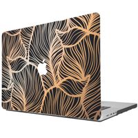 imoshion Design Laptop Cover für das MacBook Pro 16 Zoll (2021 / 2023 M3 chip / 2024 M4 chip) - A2485 / A2780 / A2991 / A3186 / A3403 - Golden Leaves