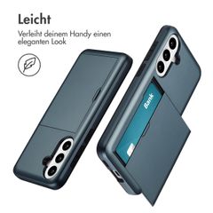 imoshion Backcover mit Kartenfach Samsung Galaxy A36 / A56 - Dunkelblau