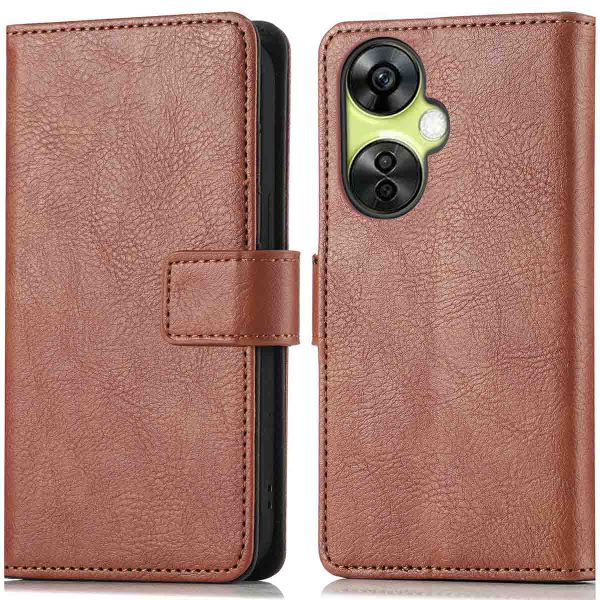 imoshion Luxuriöse Klapphülle OnePlus Nord CE 3 / CE 3 Lite - Braun