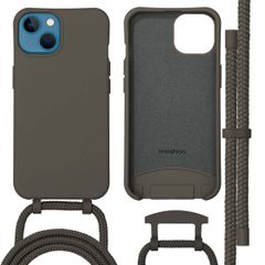 imoshion Color Backcover mit abtrennbarem Band MagSafe für das iPhone 13 - Black Coffee