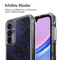 imoshion Klare Glitter Backcover Samsung Galaxy A15 (5G/4G) - Silber