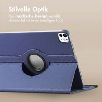 imoshion 360° drehbare Klapphülle Apple iPad Pro 11 (2025) M5 / (2024) M4 - Dunkelblau