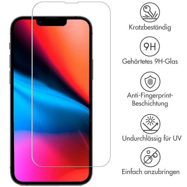 Selencia Displayschutz aus gehärtetem Glas iPhone 13 Pro Max / 14 Plus