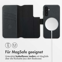 Accezz 2-in-1 Klapphülle aus Leder mit MagSafe Samsung Galaxy S24 Plus - Onyx Black