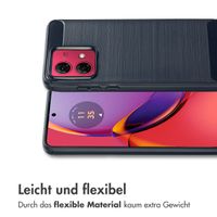 imoshion Brushed Back Cover für das Motorola Moto G84 - Dunkelblau