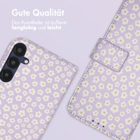 imoshion Design Klapphülle Samsung Galaxy A35 - White Daisy