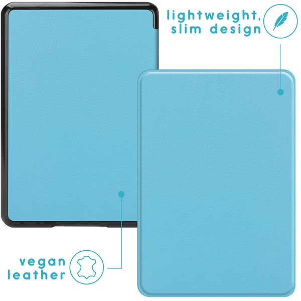 imoshion Slim Hard Case Sleepcover für das Amazon Kindle Paperwhite 4 (2018) -Hellblau