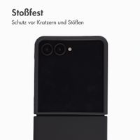 Accezz Liquid Silikoncase mit MagSafe Samsung Galaxy Z Flip 8 - Schwarz