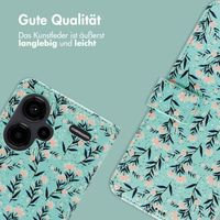 imoshion Design Klapphülle Xiaomi Redmi Note 13 Pro Plus (5G) - Blue Flowers