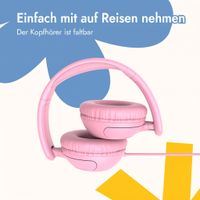 imoshion Kinderkopfhörer mit AUX-Kabel - Dezibelbegrenzer - Candy Pink