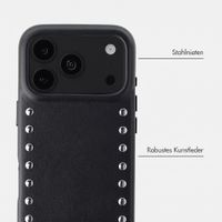 Selencia Studs Backcover mit MagSafe Apple iPhone 18 Pro Max / 17 Pro Max - Velvet Black