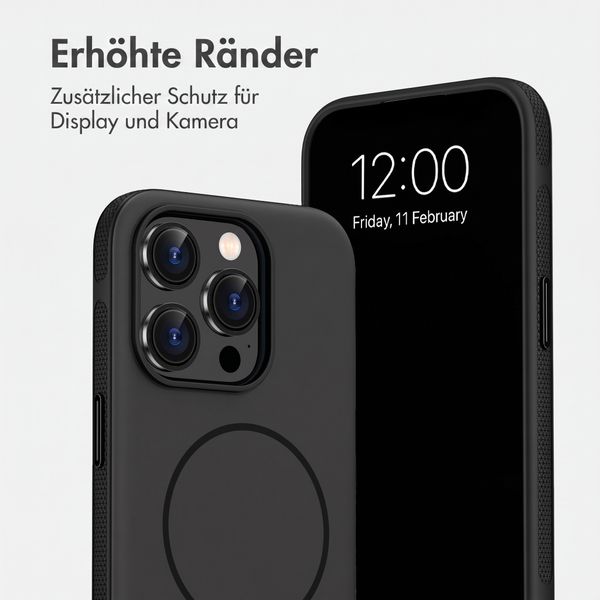imoshion Color Backcover mit Thin MagSafe Ring Apple iPhone 15 Pro - Schwarz