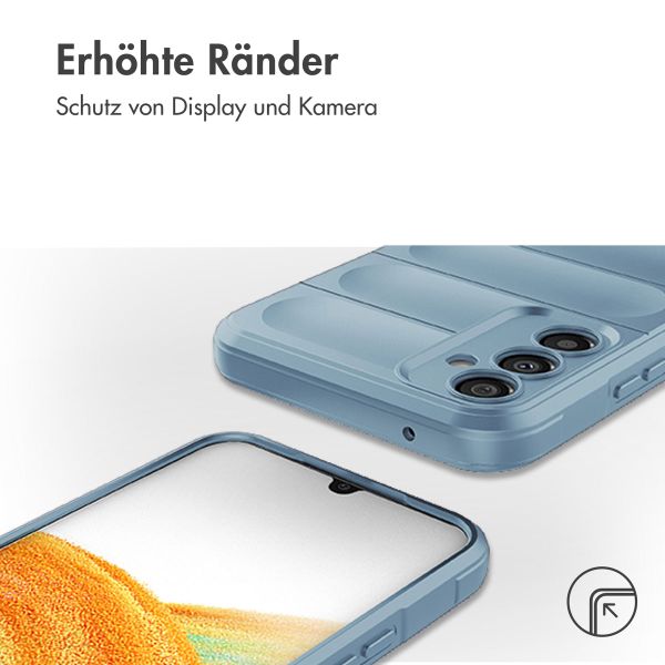 imoshion EasyGrip Back Cover für das Samsung Galaxy A34 (5G) - Hellblau