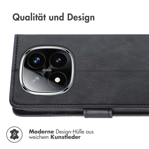 imoshion Luxuriöse Klapphülle Xiaomi Redmi Note 14 Pro Plus (5G) - Schwarz