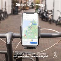 Accezz Handyhalterung für das Fahrrad - Verstellbar - Universell - Schwarz