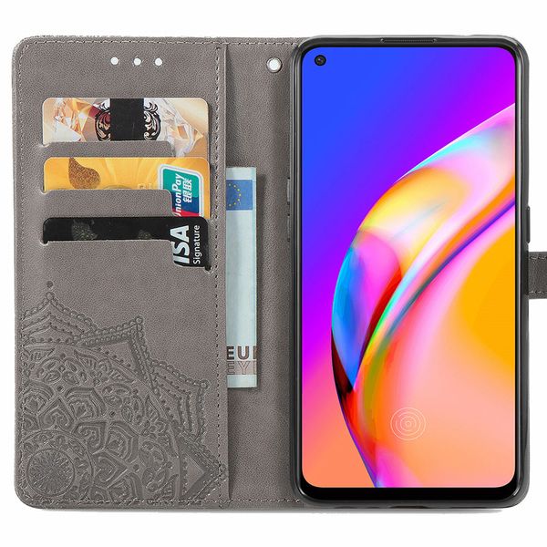 imoshion Mandala Klapphülle Oppo A94 (5G) - Grau