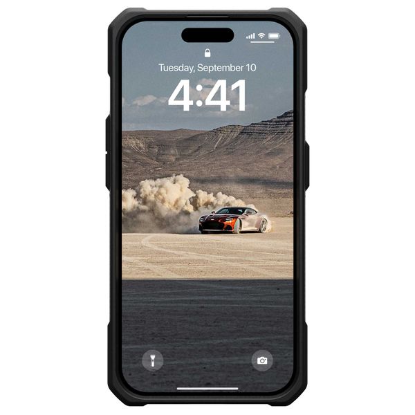 UAG Monarch Backcover für das Apple iPhone 15 Pro - Carbon Fiber