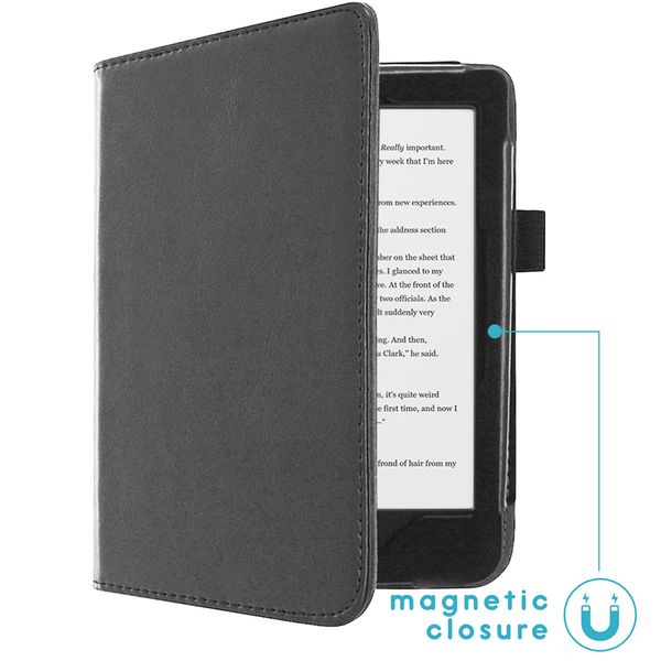 imoshion Vegan Leather Klapphülle Kobo Clara HD - Schwarz