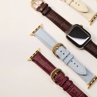 Burga Armband aus echtem Leder für Apple Watch | 38/40/41/42 mm - Dream / Gold