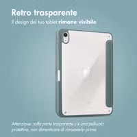 imoshion Origami Klapphülle Apple iPad 11 (2025) 11 Zoll A16 / iPad 10 (2022) 10.9 Zoll - Dunkelgrün