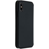 Apple Schwarzer Leather Folio Klapphülle Apple iPhone X / Xs
