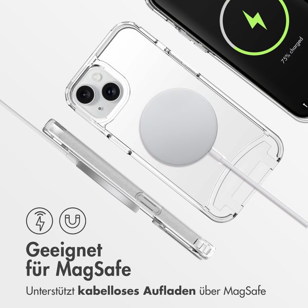 imoshion MagSafe Hülle mit abnehmbarem Band für das iPhone 15 - Transparent