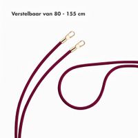 Selencia Universal Handyband mit 2 Haken - verstellbar - Bold Burgundy