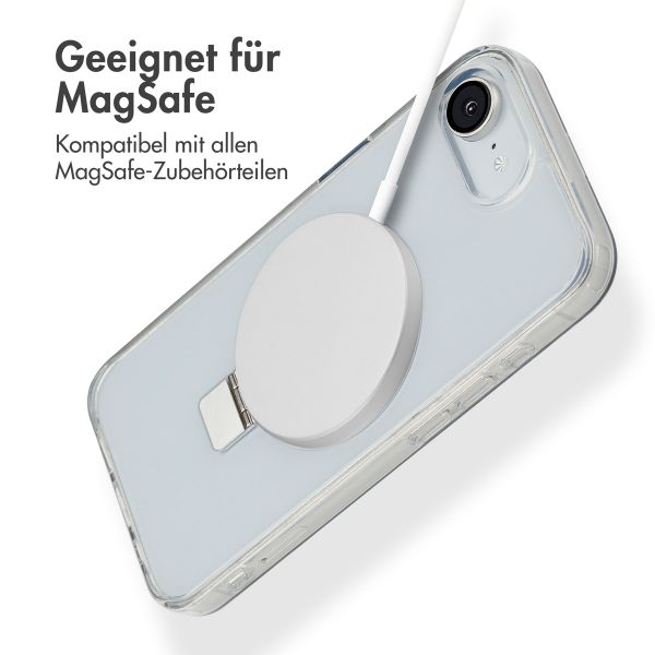 Accezz Ring Stand Backcover mit MagSafe Apple iPhone 16e - Transparent