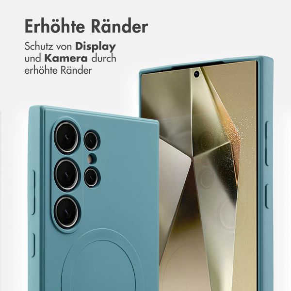 imoshion Color Back Cover mit MagSafe Samsung Galaxy S24 Ultra - Smoke Green