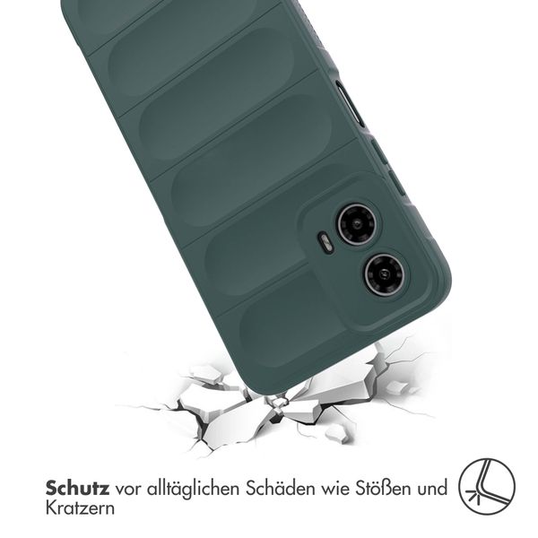 imoshion EasyGrip Backcover Motorola Moto G34 - Dunkelgrün