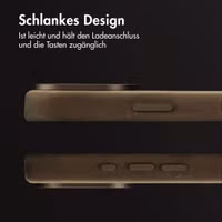 Accezz Vintage Leather Magsafe Backcover Apple iPhone 16 Pro - Rustic Brown