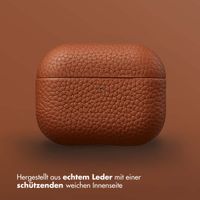Accezz Echtes Leder Case Apple AirPods Pro 3 - Cognac