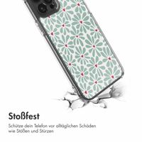 imoshion Design Hülle Apple iPhone 12 (Pro) - Bloom Love Sage Green