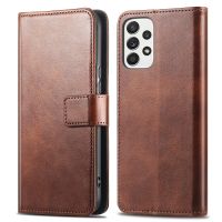 imoshion Luxuriöse Klapphülle Samsung Galaxy A32 (4G) - Dunkelbraun