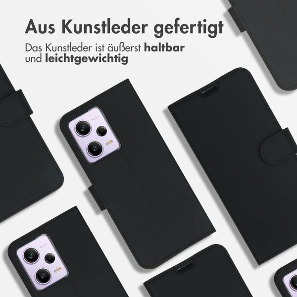 Accezz Wallet TPU Klapphülle für das Xiaomi Redmi Note 12 Pro / Xiaomi Poco X5 Pro 5G - Schwarz