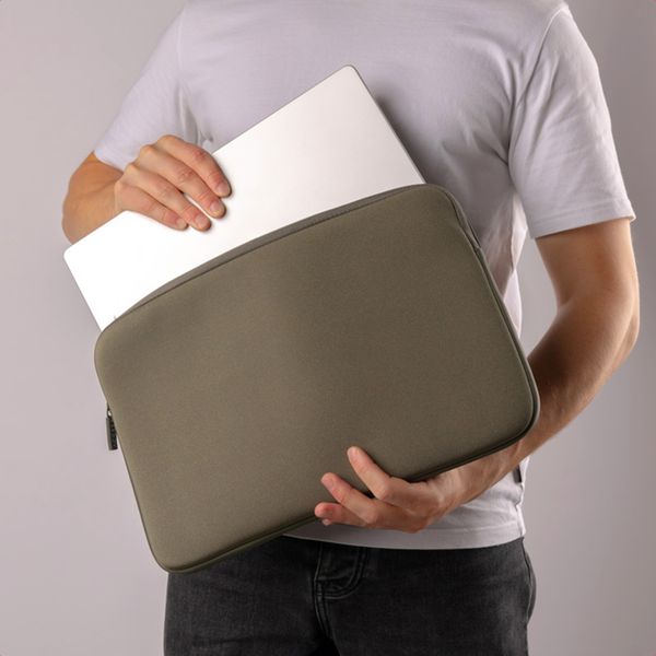 Accezz Basic Laptop Hülle 15-16 Zoll - Laptop Sleeve - Grün